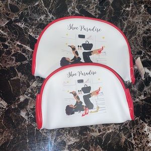 Shoe Paradise Duo Cosmetic Bags and Magnet